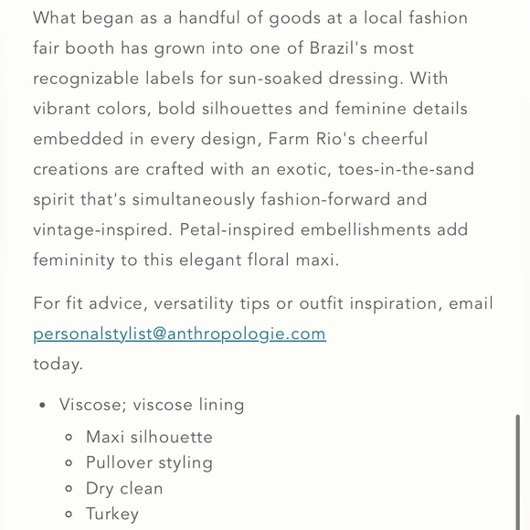 Farm Rio x Anthropologie Dahlia Sheer Floral Print Dress - Picture 15 of 15